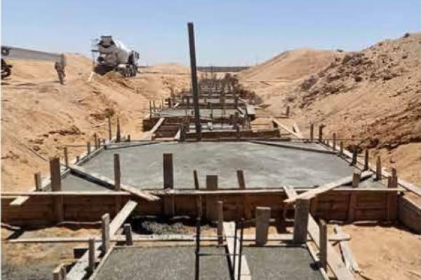 مصنع ملح تحت الإنشاء بمساحة (16873 م2)